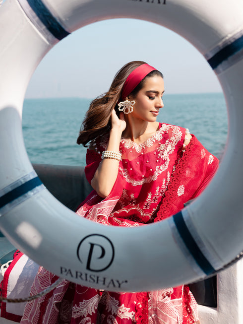 MS-14 | 3 PC Luxury Lawn